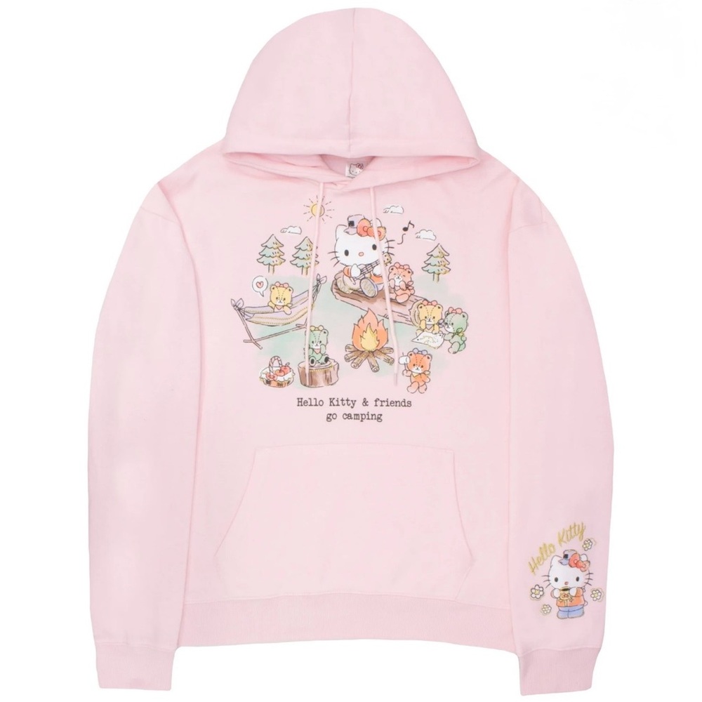 NEW Hello Kitty Pink Hoodie sz L